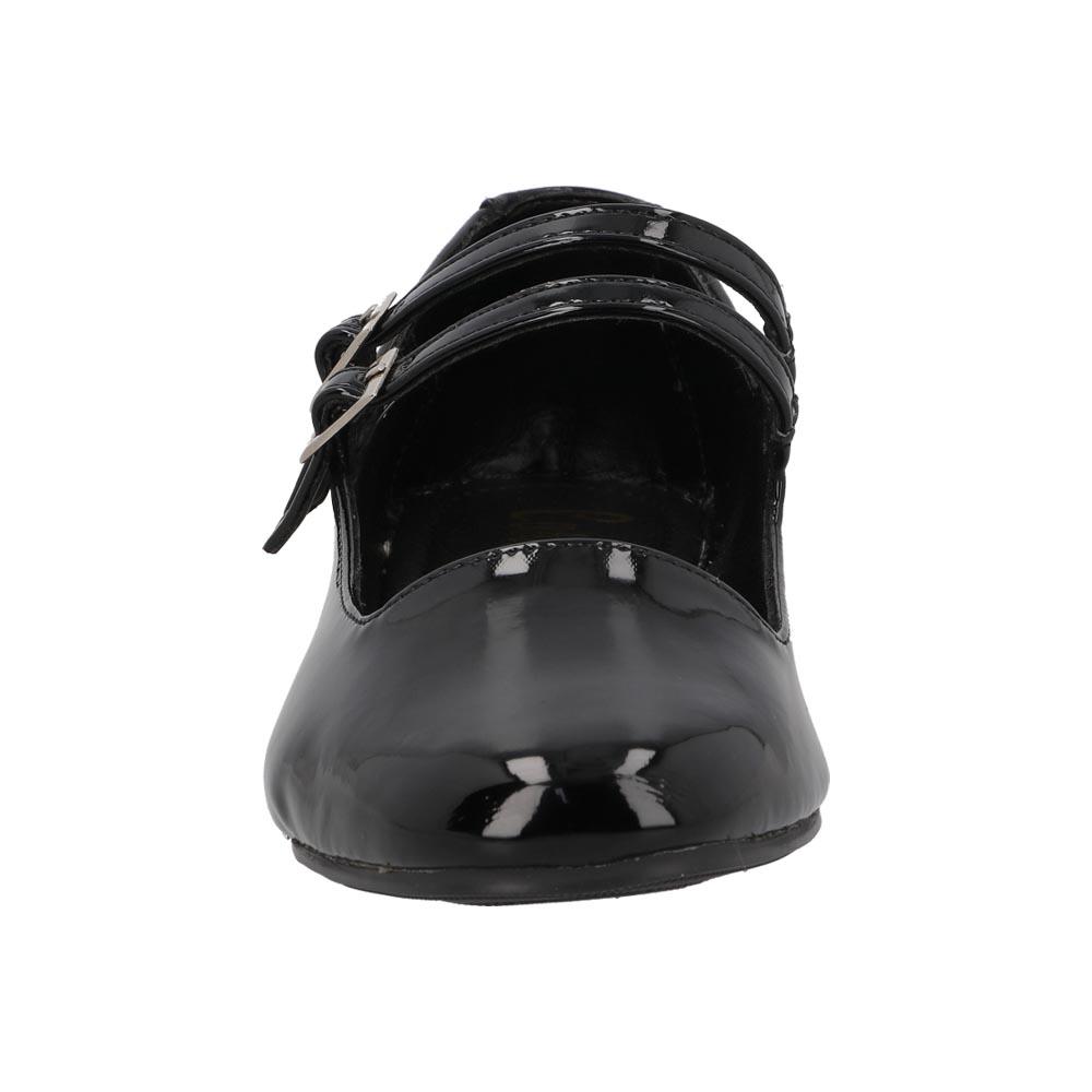Foto 5 pulgar | Flats Mujer Cosmo Paris By Beser Ajustable Negro