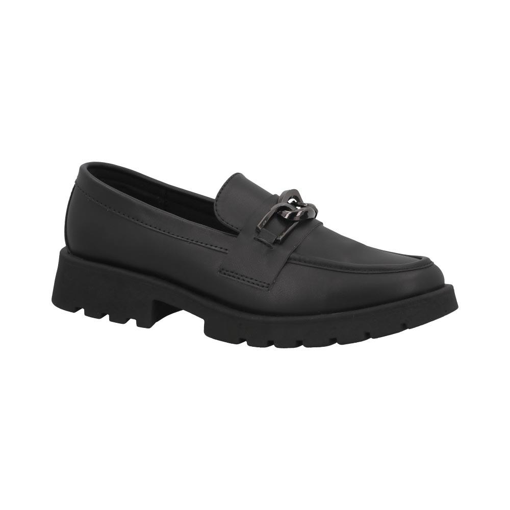 Foto 3 pulgar | Zapato Mocasin Mujer Real Jungle Vestir Duradero Negro