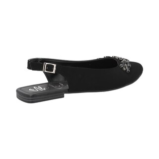 Foto 3 | Balerina Mujer Uh Lulu By Eh! Flats Comodas Brillante Negro