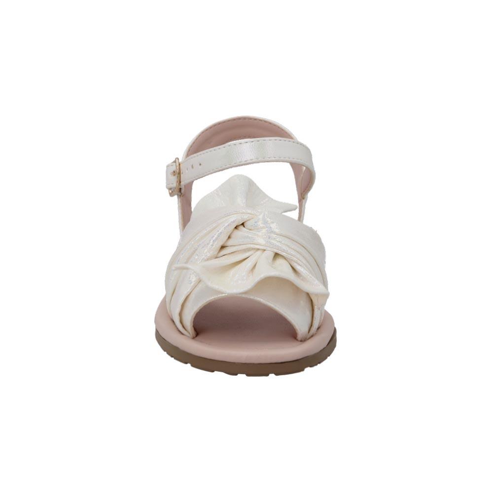Foto 5 pulgar | Sandalia Niña Cosmo Paris By Beser Comodas Correas Calor Blanco