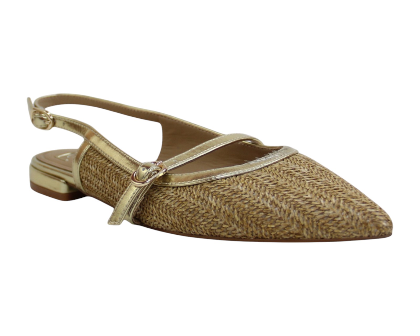 Foto 2 pulgar | Flat Para Mujer Lob Footwear Rafia Beige 93405057