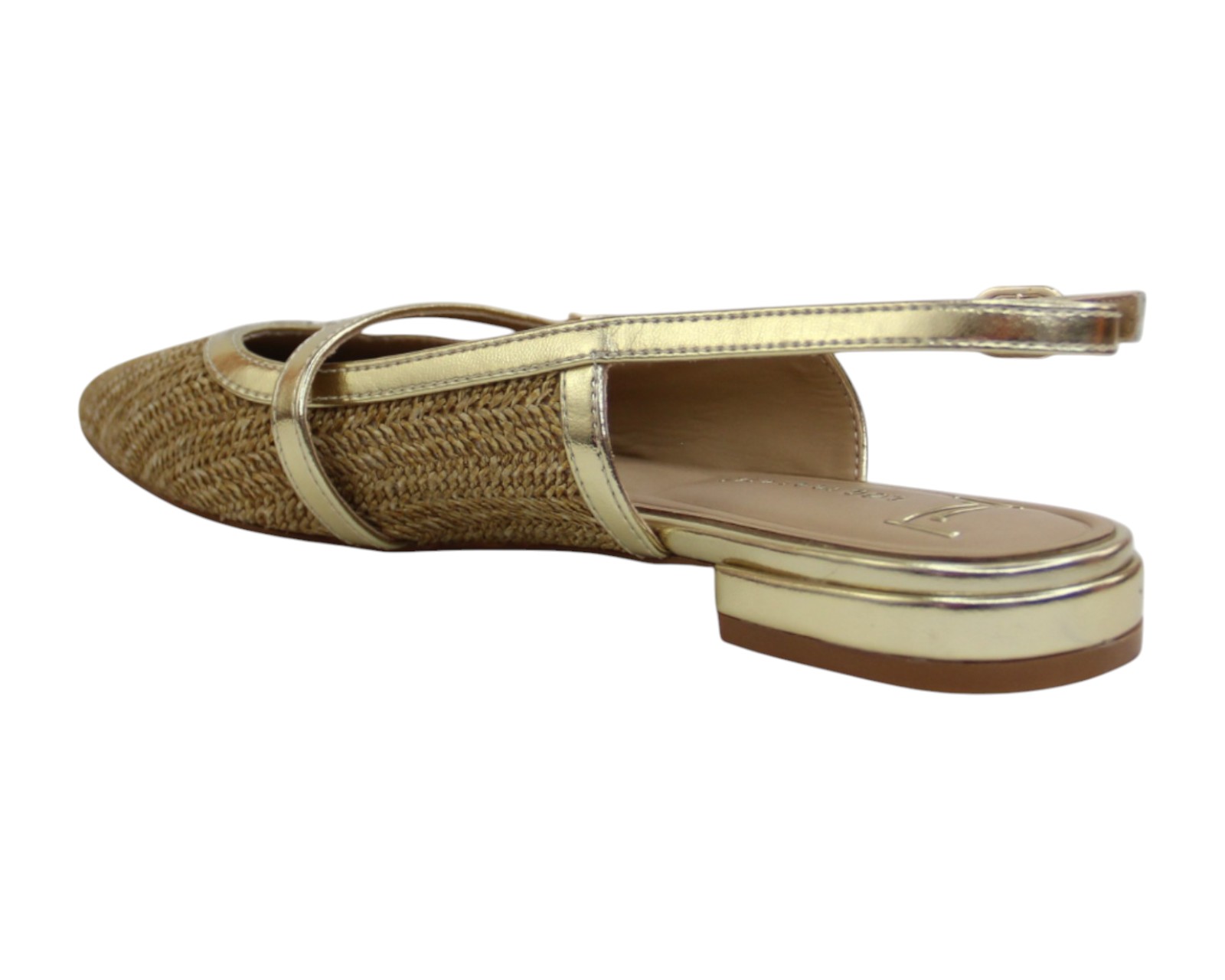 Foto 5 pulgar | Flat Para Mujer Lob Footwear Rafia Beige 93405057