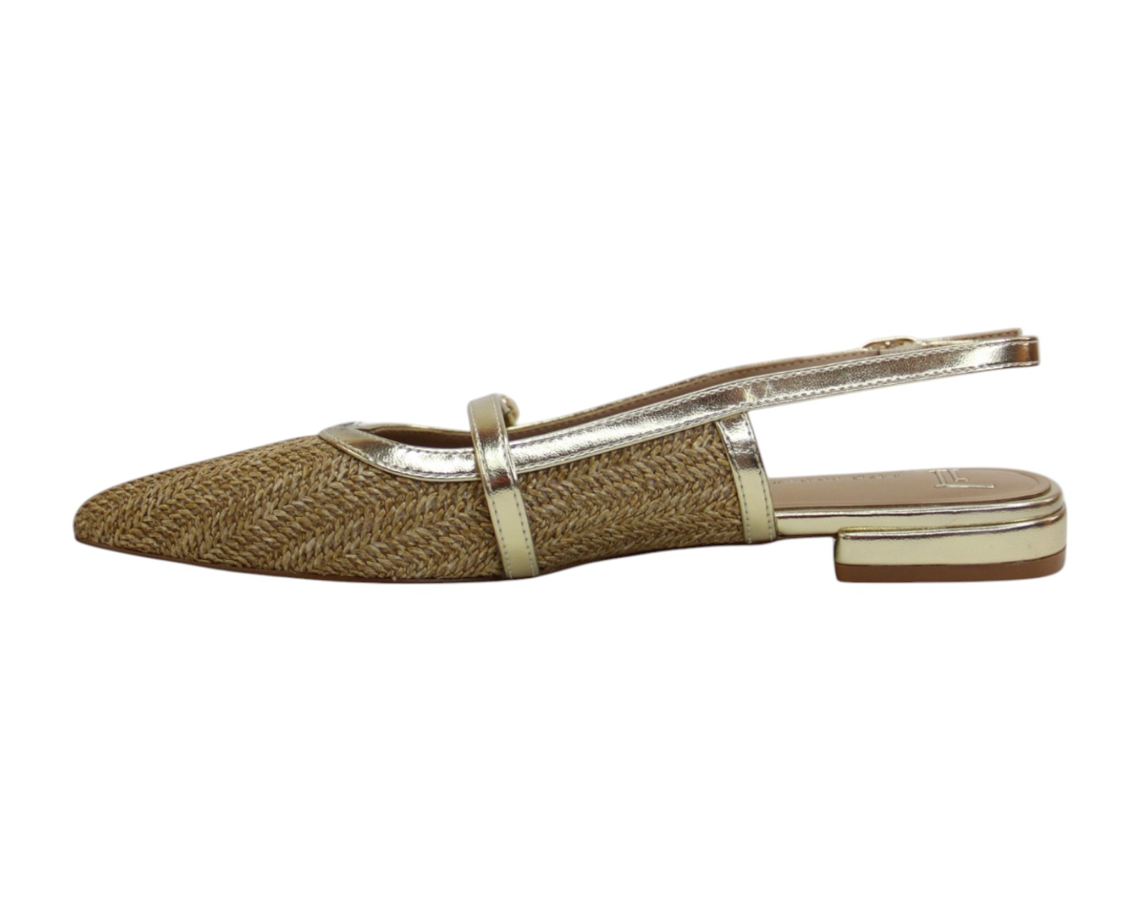 Foto 6 pulgar | Flat Para Mujer Lob Footwear Rafia Beige 93405057