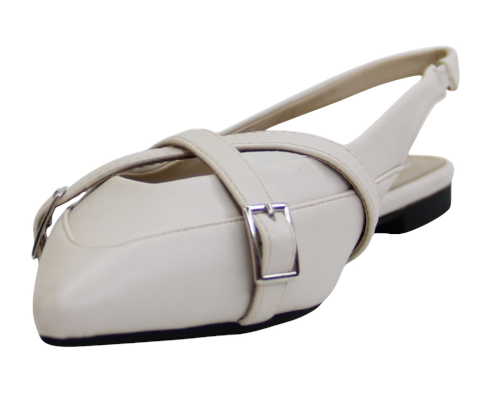 Foto 7 pulgar | Flat Para Mujer Lob Footwear Pu Beige 93305457