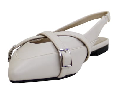 Foto 6 | Flat Para Mujer Lob Footwear Pu Beige 93305457