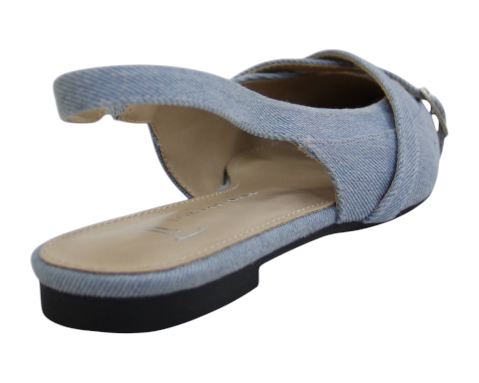 Foto 4 pulgar | Flat Para Mujer Lob Footwear Denim Azul 93305456