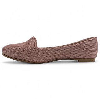 Foto 4 | Flats Puntales Exterior Textil Color Rosa Para Mujer De Rbbasics