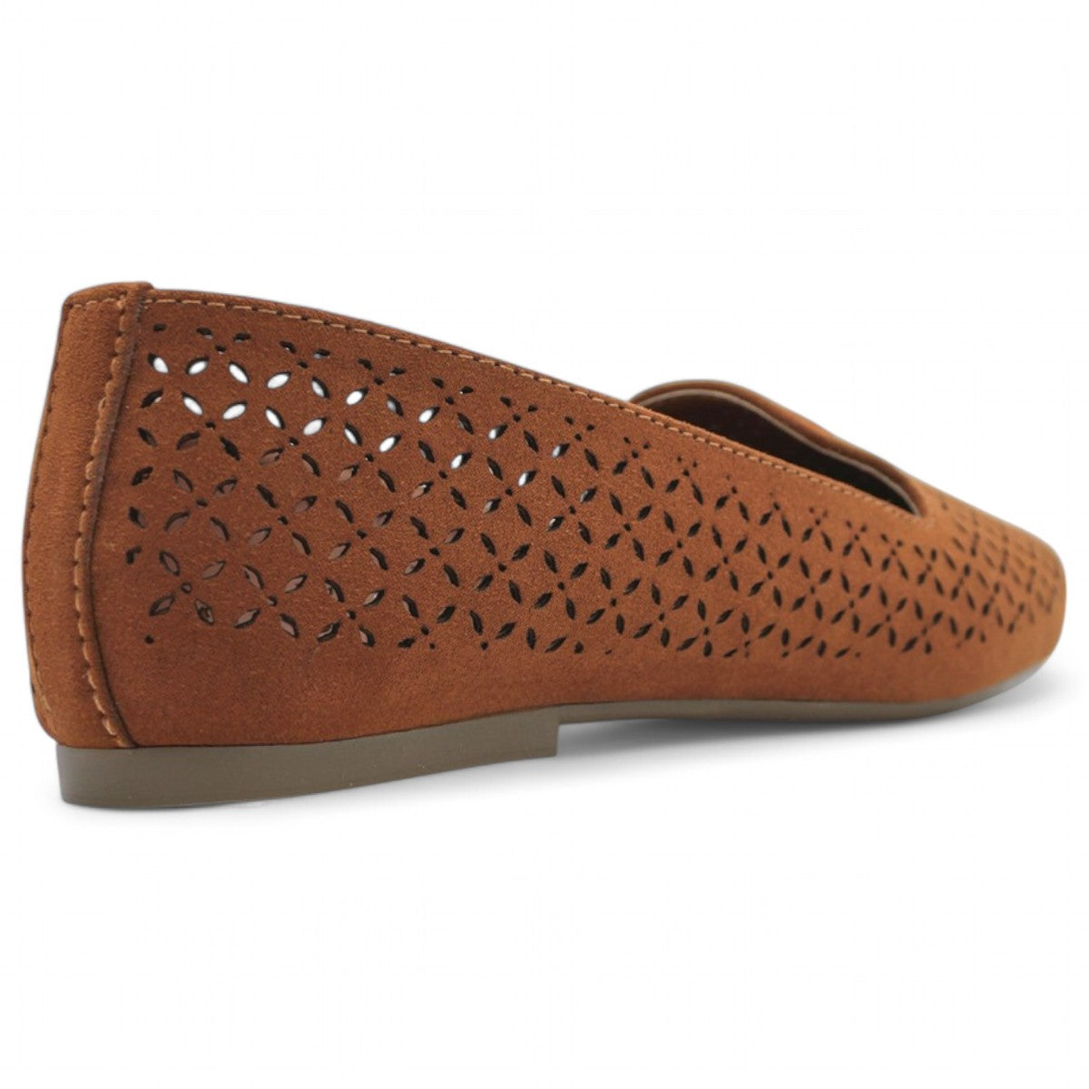 Foto 3 pulgar | Flats Puntales Exterior Textil Color Café Para Mujer De Rbbasics