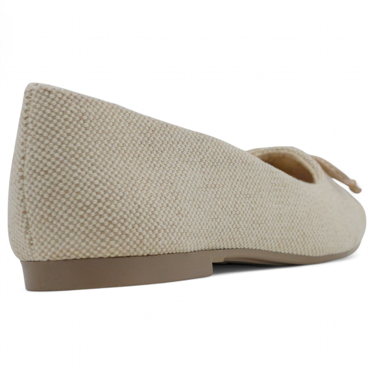 Foto 4 pulgar | Flats Clásicas Exterior Textil Color Beige  Para Mujer De Rbbasics