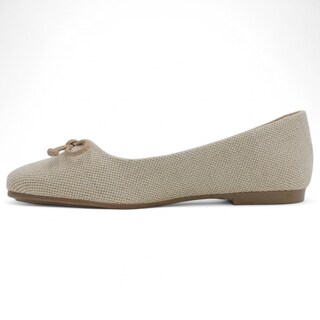 Foto 4 | Flats Clásicas Exterior Textil Color Beige Para Mujer De Rbbasics