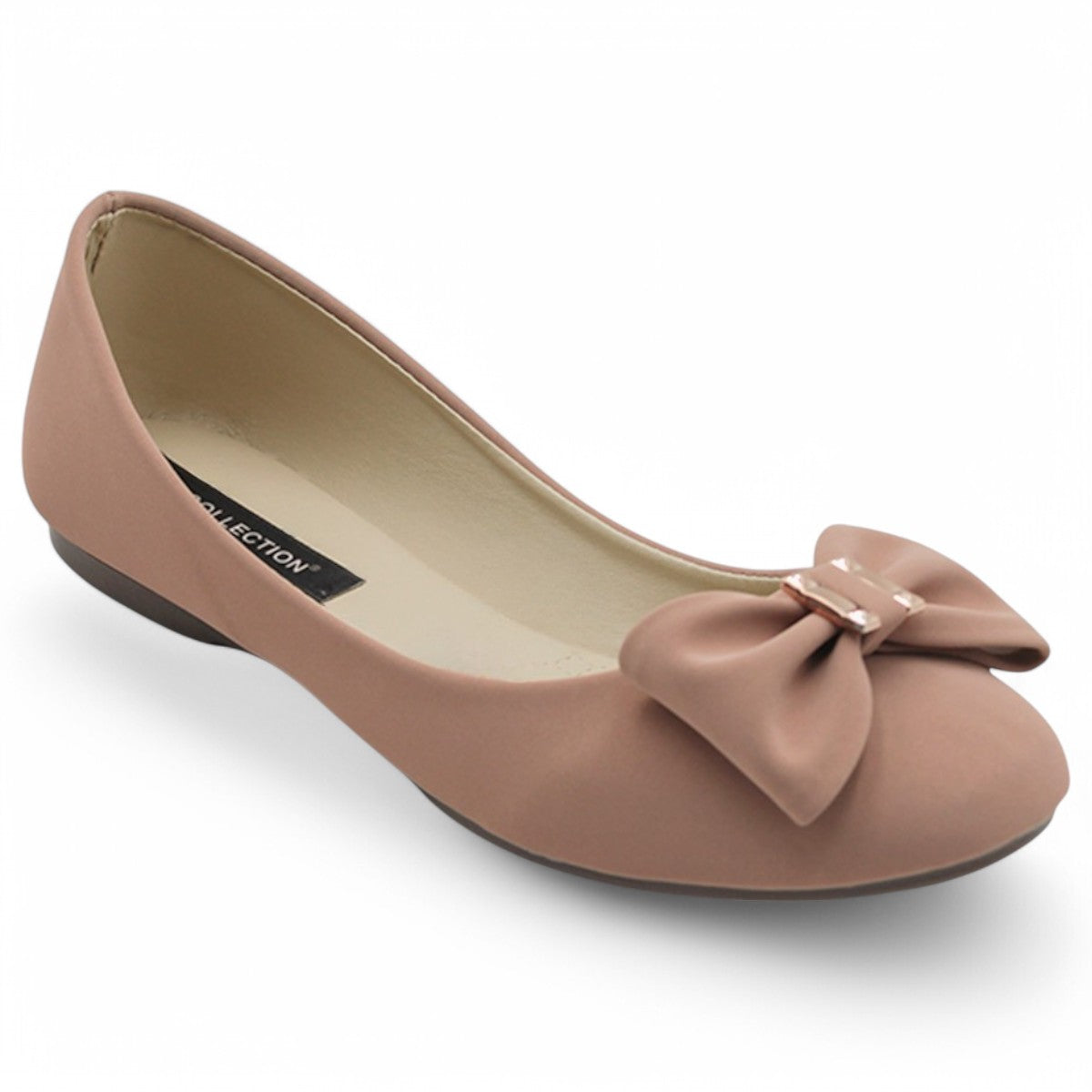 Foto 2 pulgar | Flats Clásicas Exterior Textil Color Café Para Mujer De Rbcollection