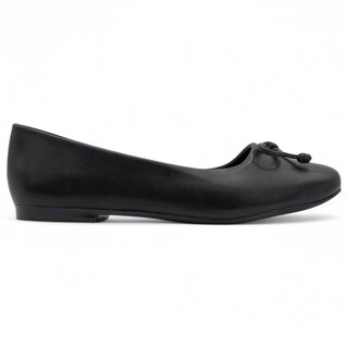 Foto 2 | Flats Clásicas Exterior Piel Vegana Color Negro Para Mujer De Rbbasics