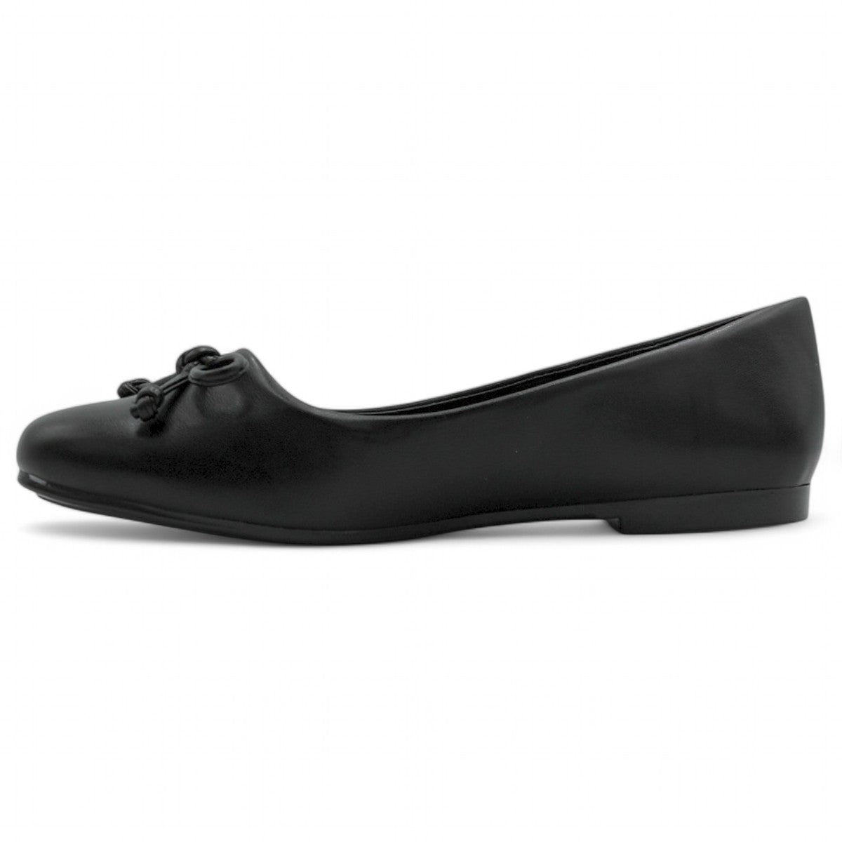Foto 4 pulgar | Flats Clásicas Exterior Piel Vegana Color Negro Para Mujer De Rbbasics