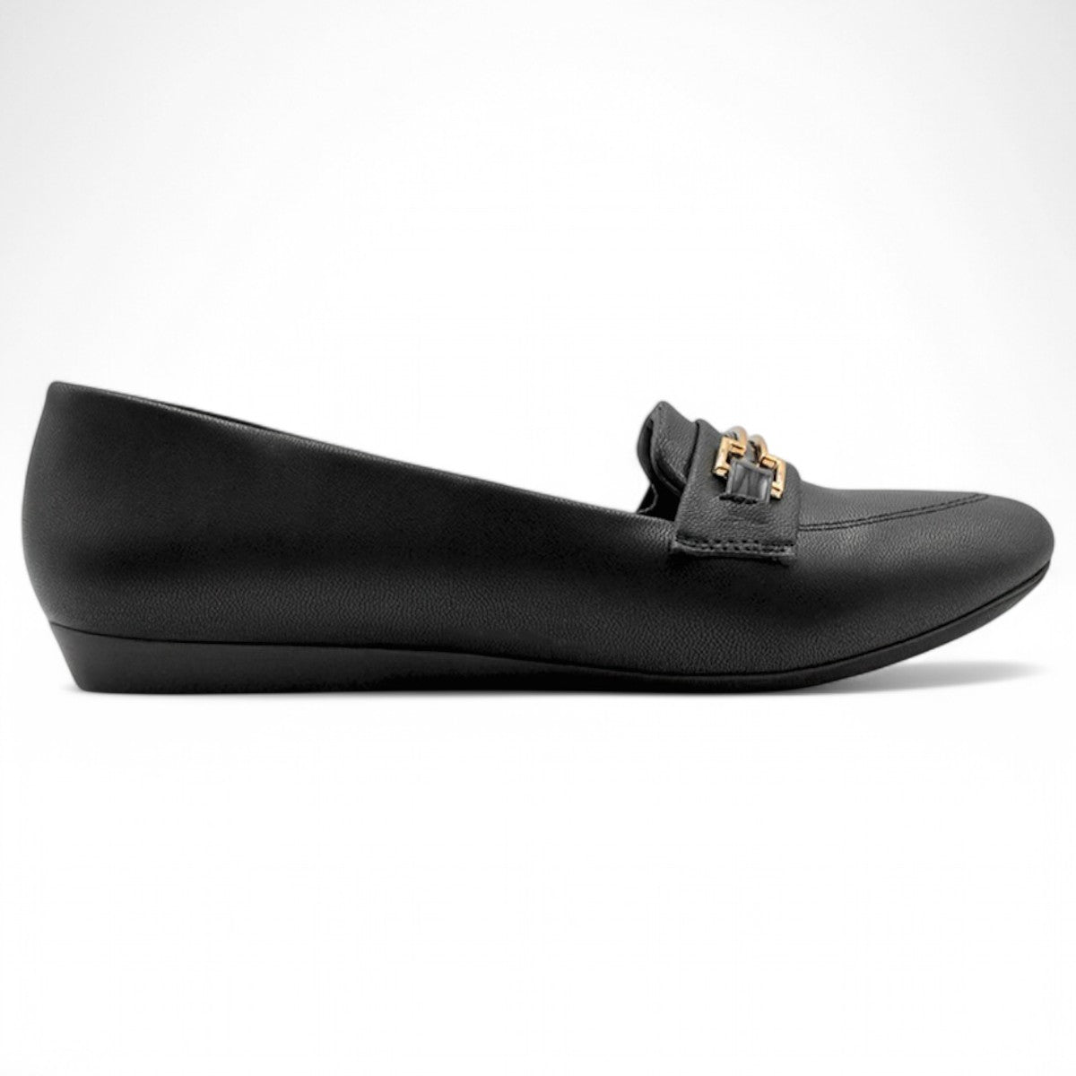 Foto 2 | Flats Puntales Exterior Piel Vegana Color Negro Para Mujer De Rbcollection