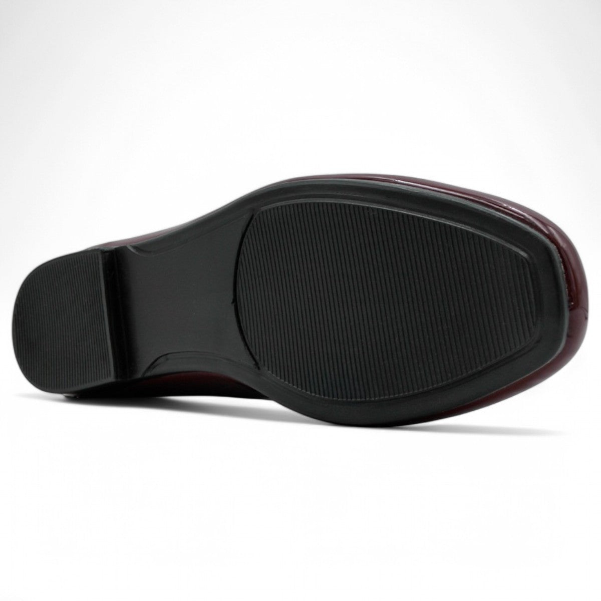 Foto 6 pulgar | Flats Clásicas Exterior Charol Color Vino Para Mujer De Rbbasics