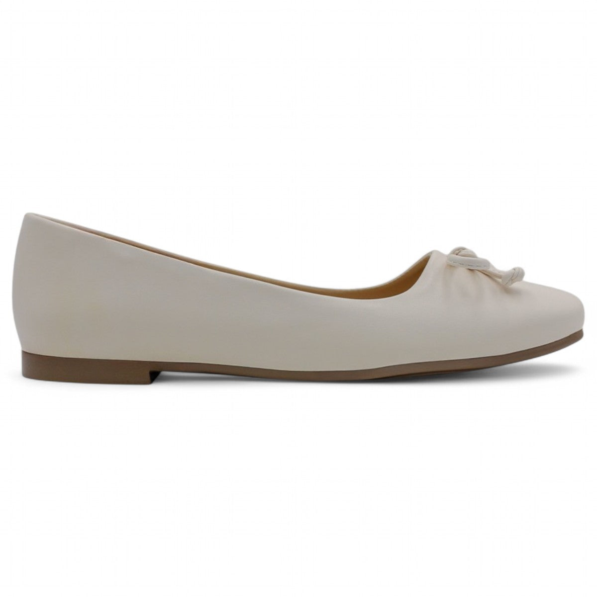 Foto 3 pulgar | Flats Clásicas Exterior Piel Vegana Color Blanco Para Mujer De Rbbasics