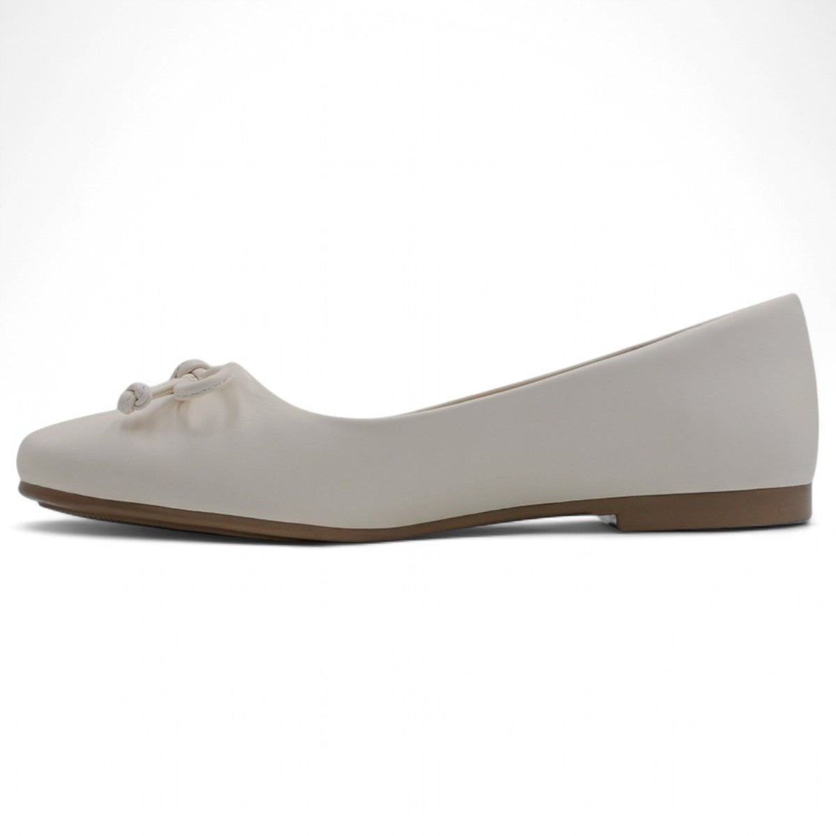 Foto 5 pulgar | Flats Clásicas Exterior Piel Vegana Color Blanco Para Mujer De Rbbasics