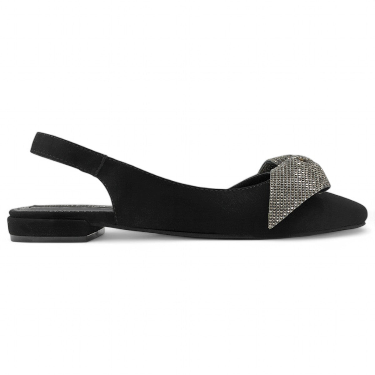 Foto 3 pulgar | Flats Puntales Exterior Gamuza Color Negro Para Mujer De Rbcollection