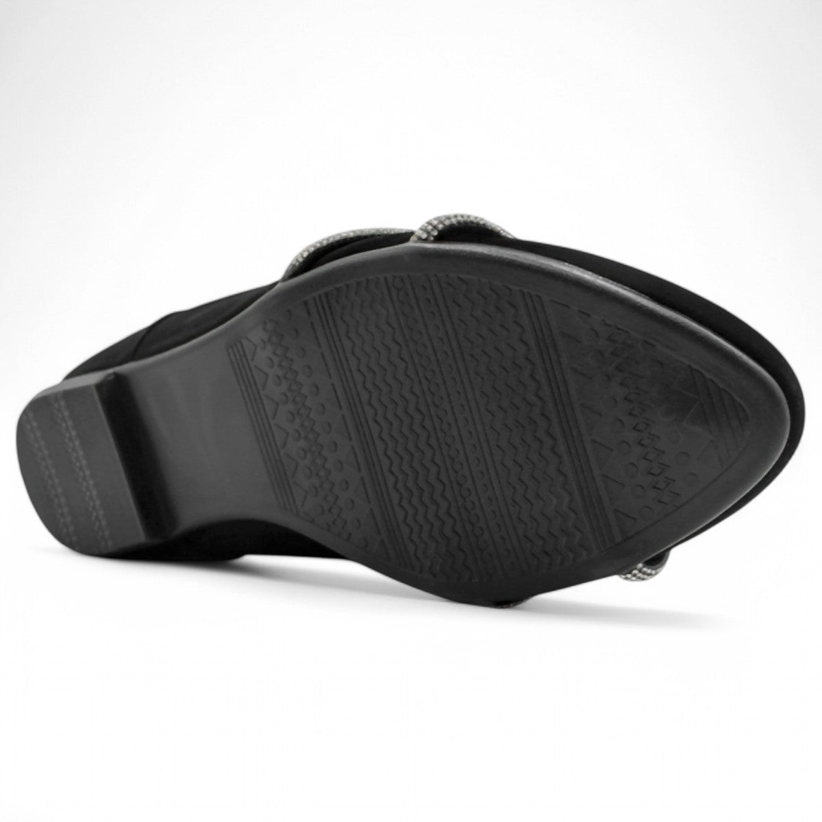 Foto 4 | Flats Clásicas Exterior Gamuza Sintética Color Negro Para Mujer De Rbcollection