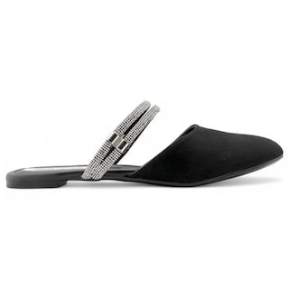 Foto 2 | Flats Clásicas Exterior Gamuza Sintética Color Negro Para Mujer De Rbcollection