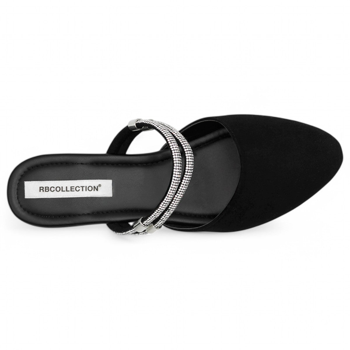 Foto 4 pulgar | Flats Clásicas Exterior Gamuza Sintética Color Negro Para Mujer De Rbcollection