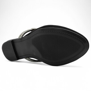 Foto 4 | Flats Clásicas Exterior Gamuza Sintética Color Negro Para Mujer De Rbcollection