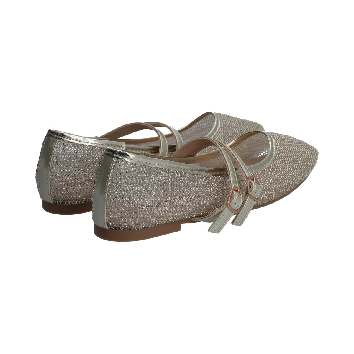 Foto 4 pulgar | Bailarinas Berlin Oro con Transparencia
