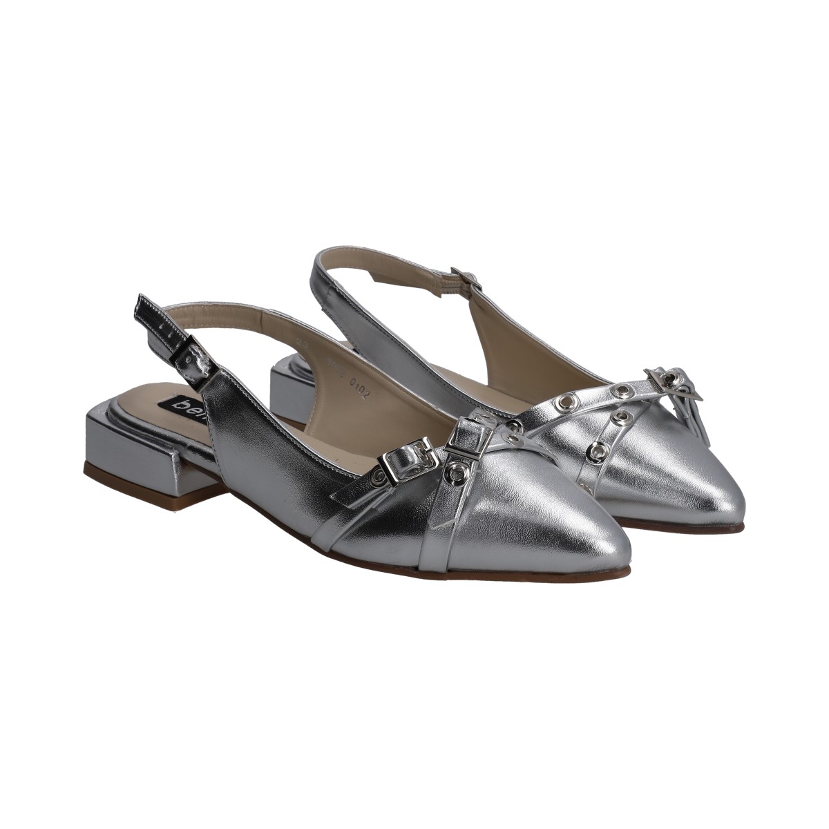 Flats Berlin Plateados para Mujer