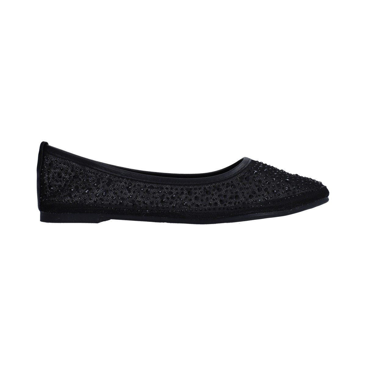 Foto 5 | Balerina Berlin Textil Negra Cristales para Dama