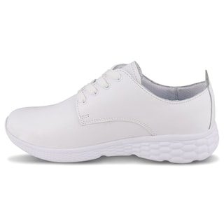 Foto 3 | Zapatos Enfermeria de Piel Dominiq 2871 Blanco Unisex
