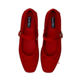 Foto 4 | Sandalias Berlin Rojo con Moño