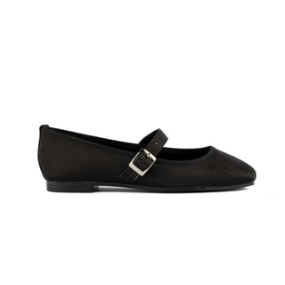 Foto 1 | Balerina Zapato Moda Flat Casual Para Mujer Walki Mona Negro