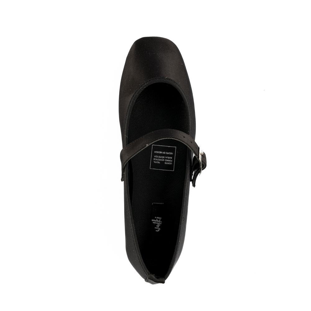 Foto 4 pulgar | Balerina Zapato Moda Flat Casual Para Mujer Walki Mona Negro