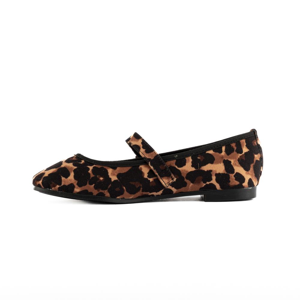 Foto 3 pulgar | Balerina Zapato Moda Flat Casual Para Mujer Walki Mona Dorado Oscuro
