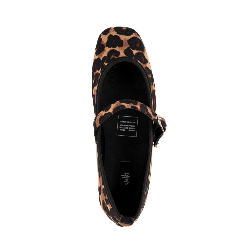 Foto 4 pulgar | Balerina Zapato Moda Flat Casual Para Mujer Walki Mona Dorado Oscuro