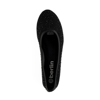 Foto 3 | Balerina Zapato Brillo Flat Confort De Mujer Walki Belinda Negro