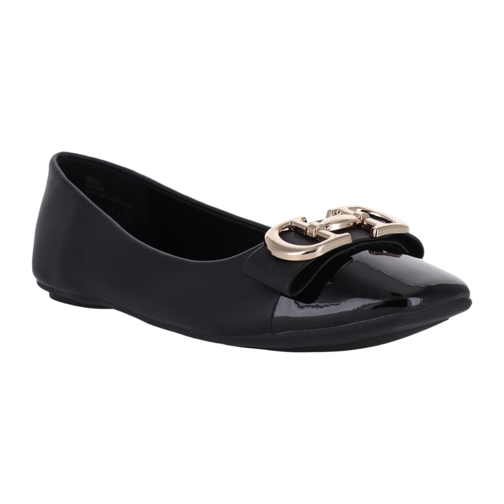 Foto 1 | Flats Roze Negras Para Mujer