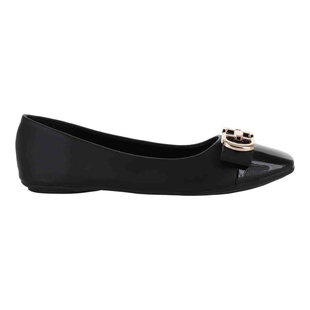 Foto 3 | Flats Roze Negras Para Mujer