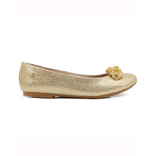 Foto 6 | Balerina Karsten Para Niña Salida Graduación Piel Glitteroro Dorado
