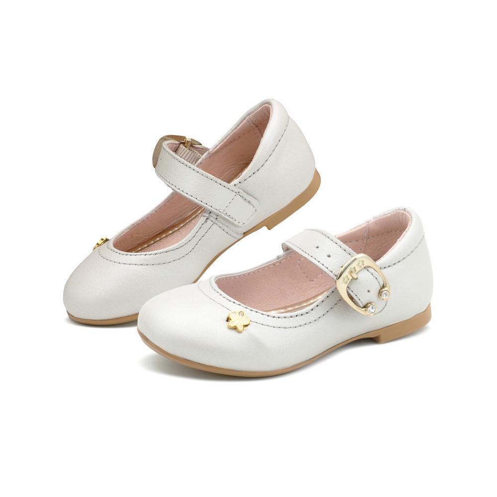 Balerinas Chabelo Para Niñas Ajuste Hebilla Elegancia 15-21 Plateado