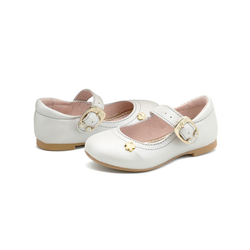Foto 3 pulgar | Balerinas Chabelo Para Niñas Ajuste Hebilla Elegancia 15-21 Plateado