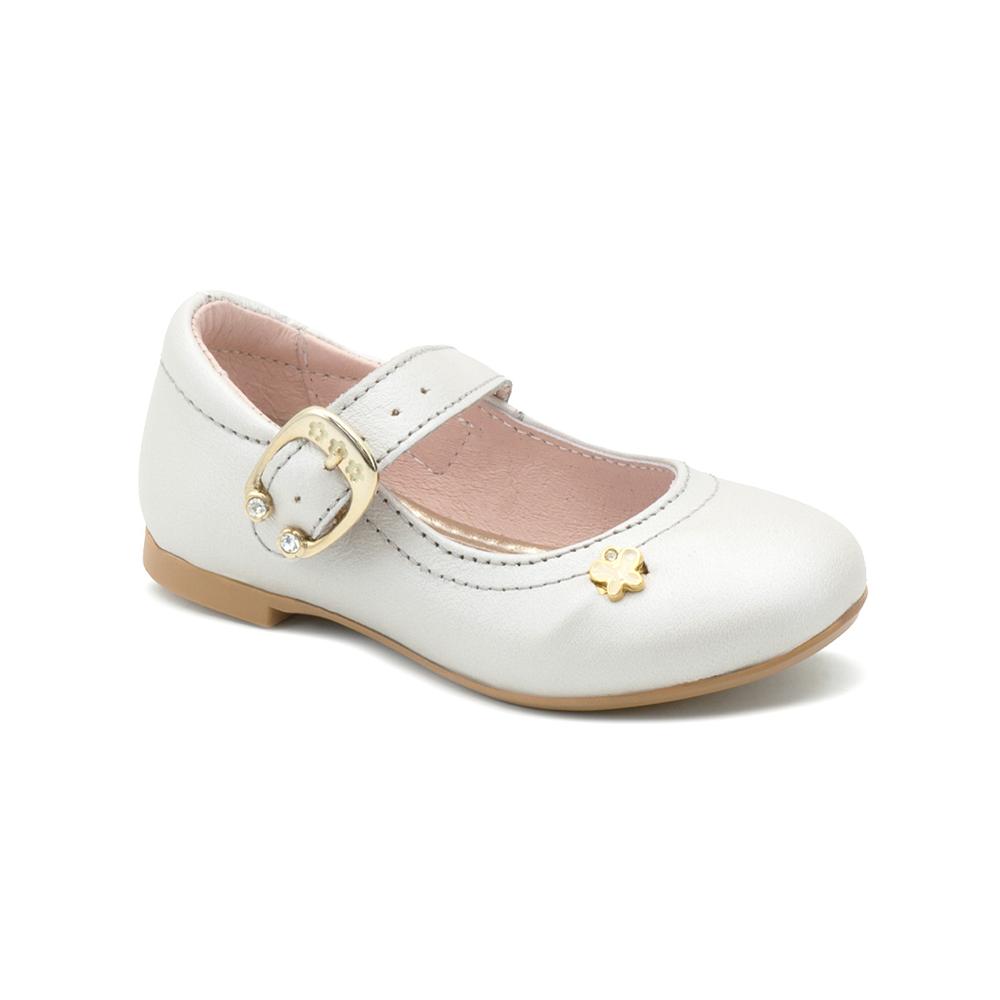 Foto 5 pulgar | Balerinas Chabelo Para Niñas Ajuste Hebilla Elegancia 15-21 Plateado