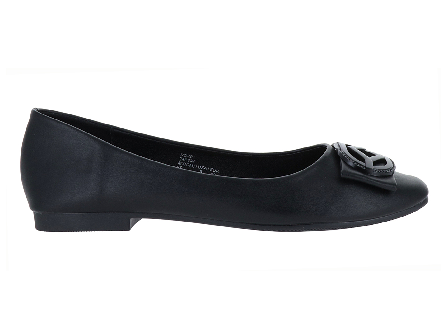 Foto 3 pulgar | Flats Roze Negro Para Mujer