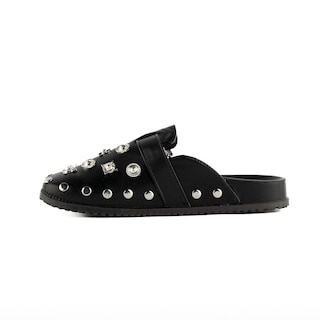 Foto 2 | Mule Brillo Flat Zapato Moda Para Mujer Walki Akemi Negro
