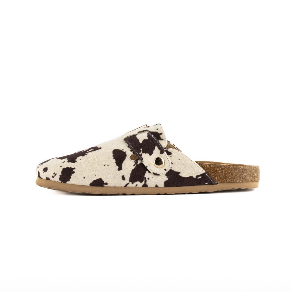 Foto 3 pulgar | Mule Buck Flat Zapato Moda Para Mujer Walki Nora Blanco