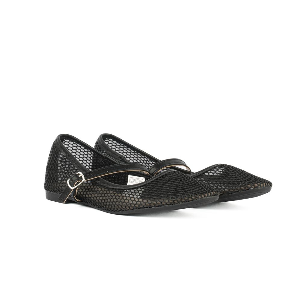 Foto 3 pulgar | Balerina Zapato Moda Flat Confort Para Mujer Walki Magali Negro