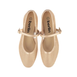 Foto 3 | Balerina Zapato Moda Flat Confort Para Mujer Walki Magali Beige