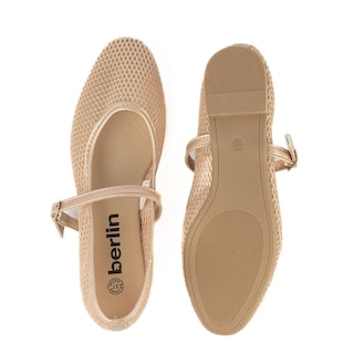 Foto 4 | Balerina Zapato Moda Flat Confort Para Mujer Walki Magali Beige