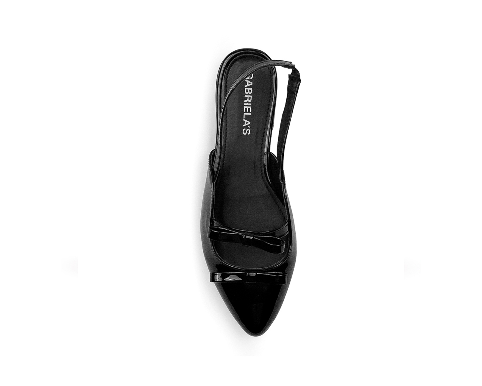Foto 4 pulgar | Balerina Color Negro Moños Material Sintético