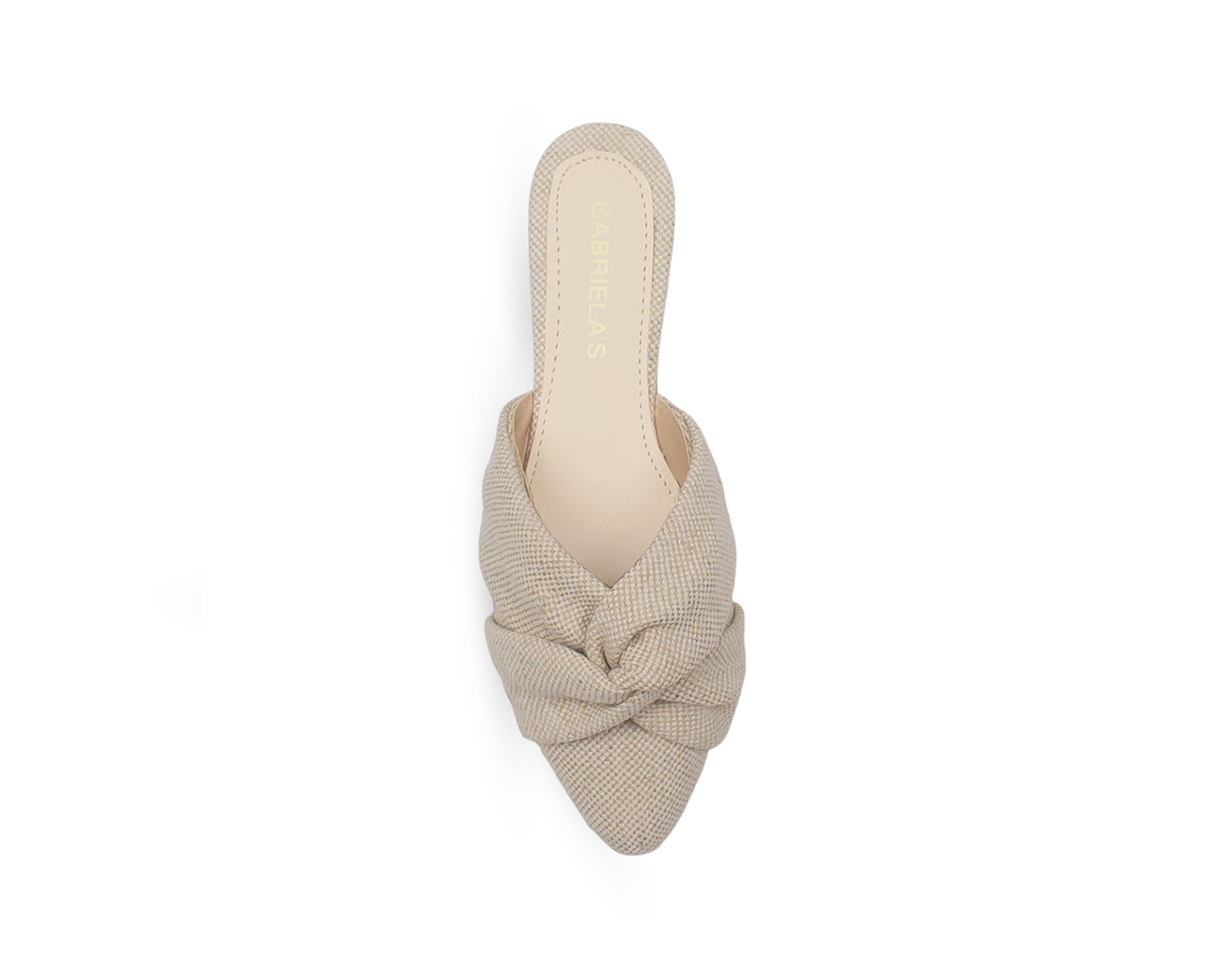 Foto 4 pulgar | Balerina Color Beige Nudo Material Sintetico